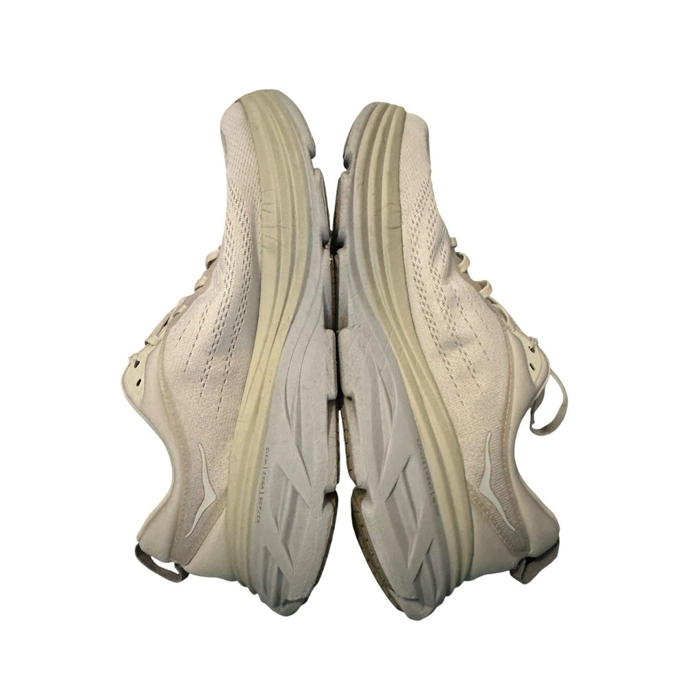 HOKA One One Shoes Men's Bondi 8 Everyday Running Shoes Size US 14D Cream #S32-8 - Picture 7 of 14